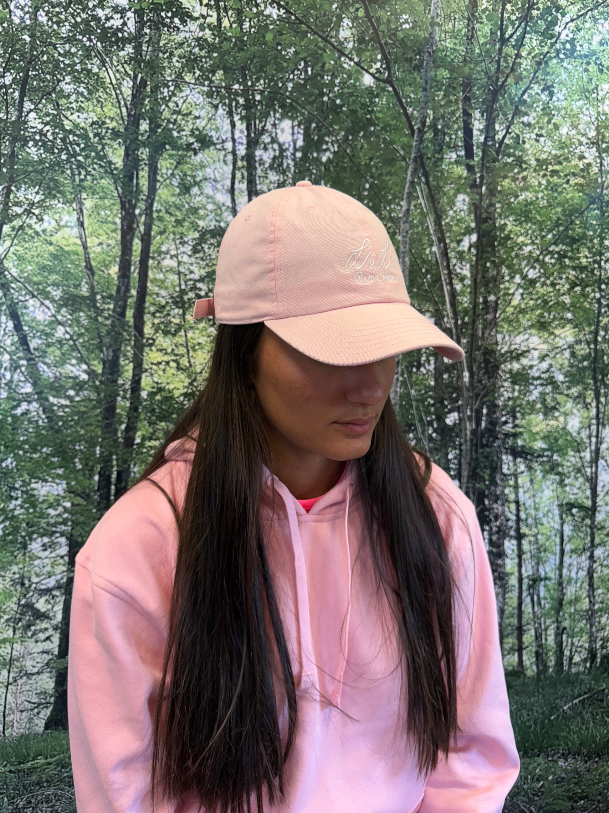 Casquette rose poudré L&L We Share