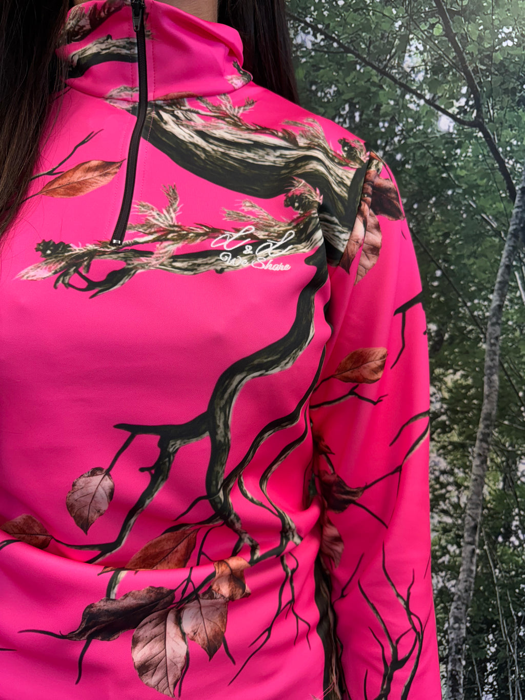 Sweat Rose Fluo Camouflage L&L We Share