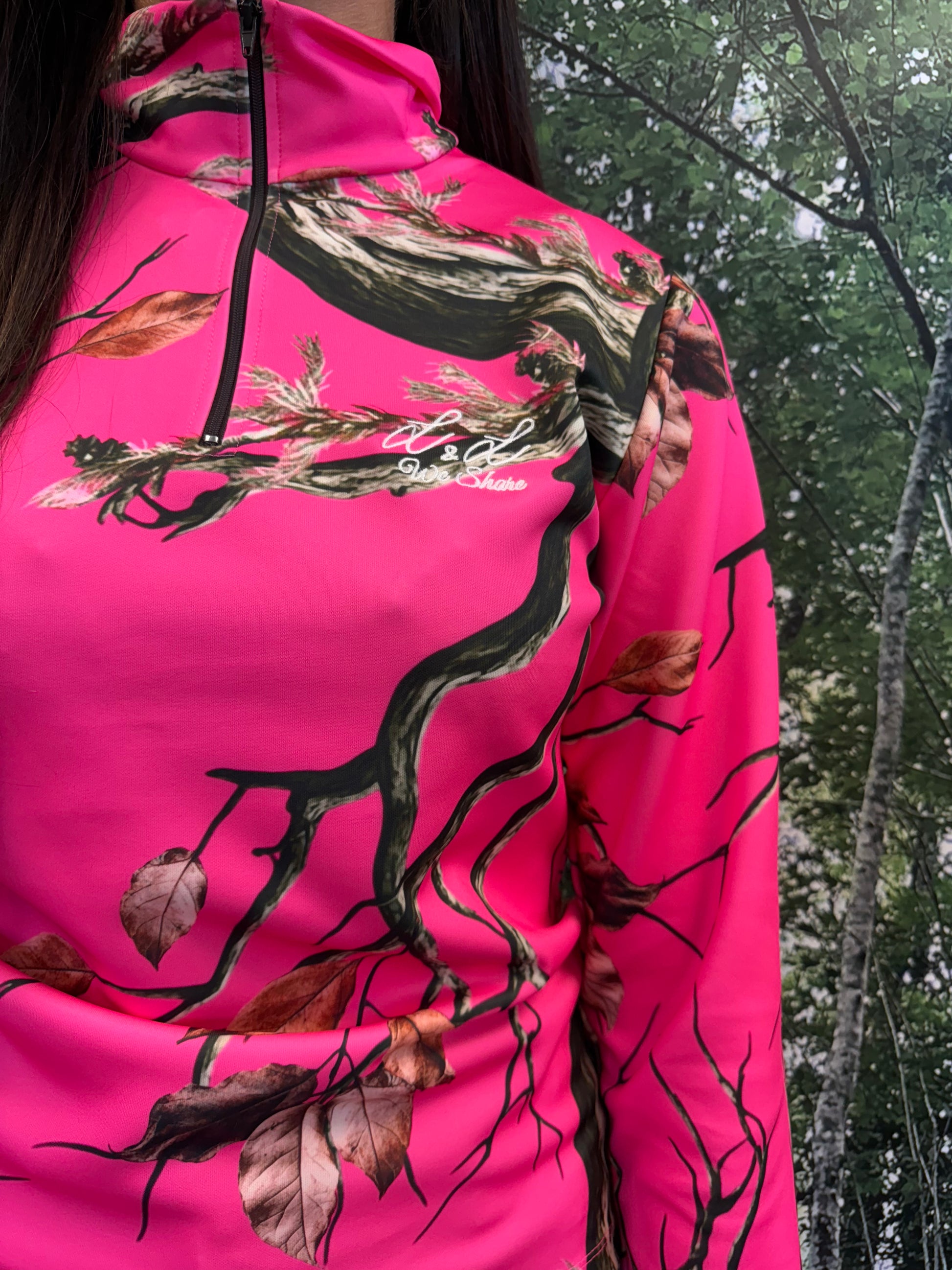 Sweat Rose Fluo Camouflage L&L We Share