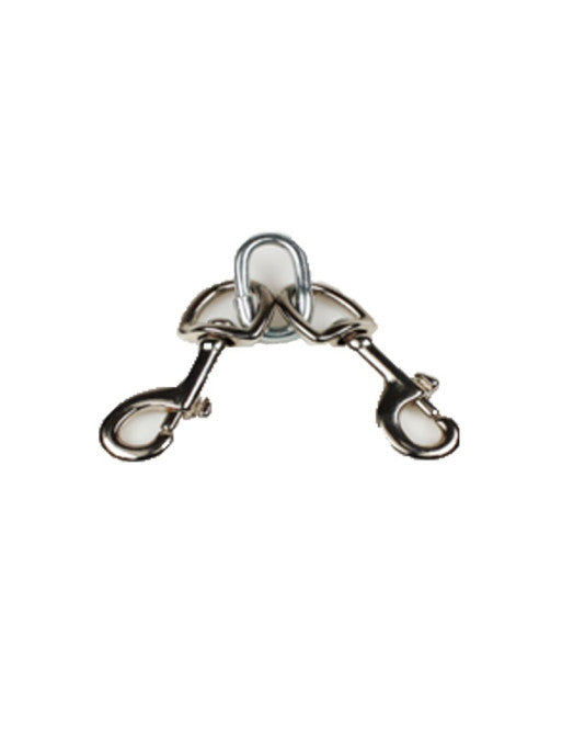 Mousqueton double 9.6cm