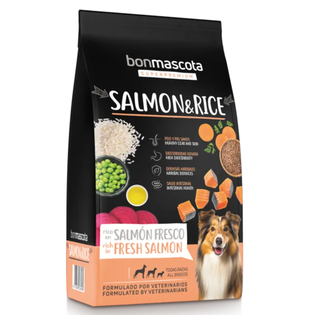 [ANCRBS] BONMASCOTA Saumon & Riz