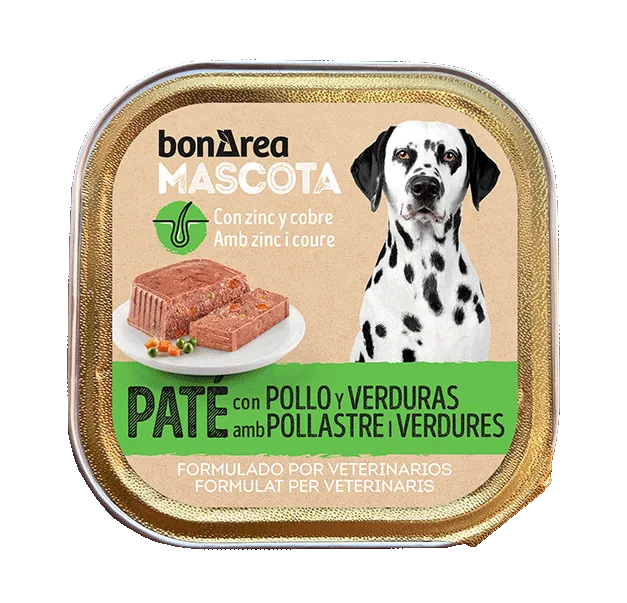 Pâtée pour Chiens BONMASCOTA poulet/légumes