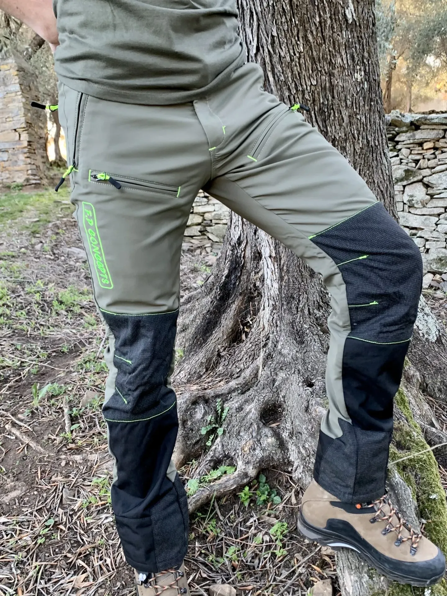 Pantalon FP CONCEPT Caumont vert (XS)